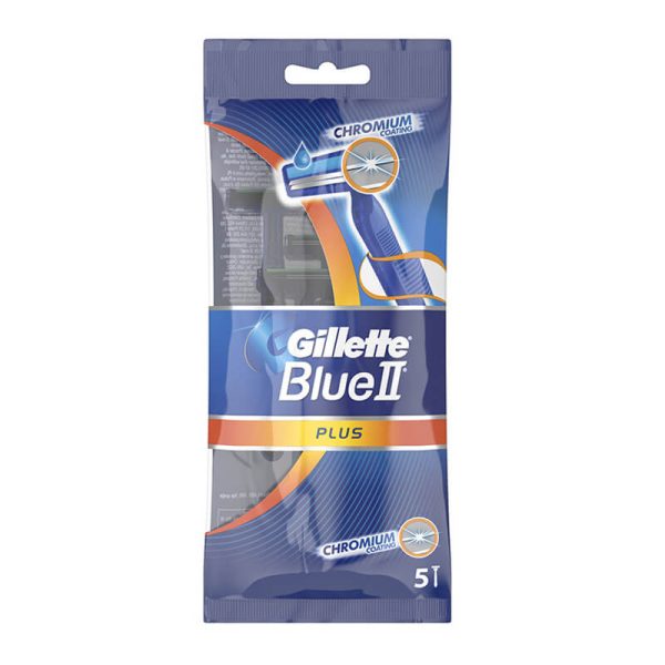 GILLETTE BLUE II PLUS ΞΥΡΑΦΑΚΙΑ ΣΕΤ 5τεμ. ΣΕ ΦΑΚΕΛΟ
