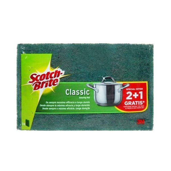 SCOTCH BRITE FIBRA ΣΥΡΜΑTAKIA CLASSIC ΣΕΤ (2+1)