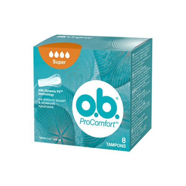 O.B. PRO COMFORT ΤΑΜΠΟΝ 8τεμ. SUPER