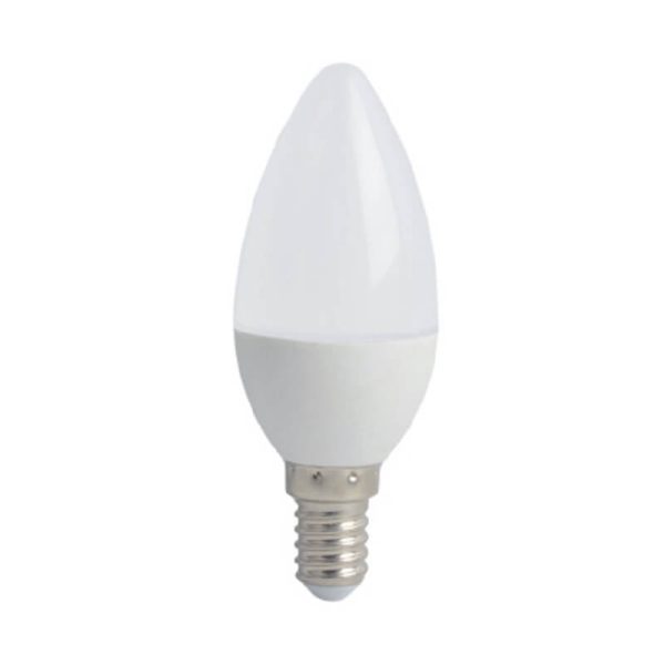 ΛΑΜΠΑ LED ΚΕΡΙ E14 7W=65W ΨΥΧΡΟ 620lm.