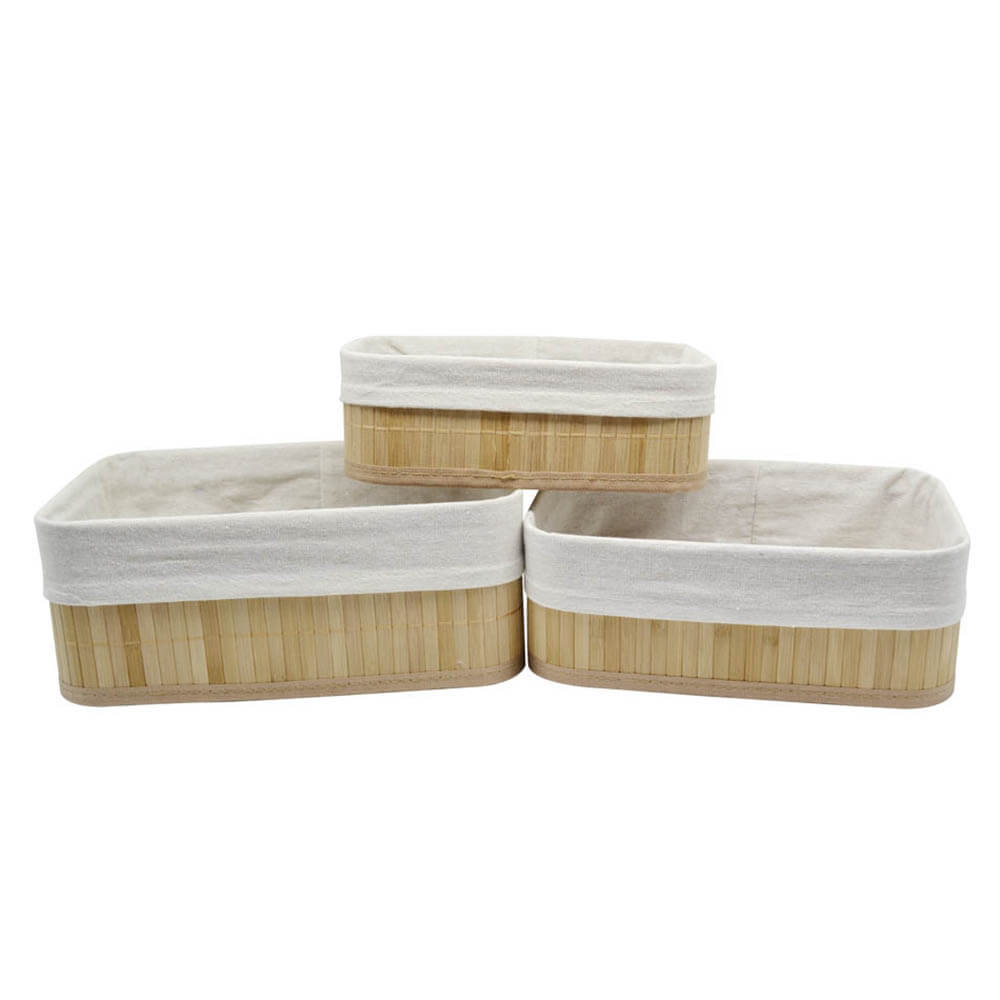 ΚΑΛΑΘΑΚΙΑ ΜΠΑΜΠΟΥ ΣΕΤ 3τεμ. ΣΕ ΦΥΣΙΚΟ ΧΡΩΜΑ ΜΕ ΥΦΑΣΜΑ 819300 - Image 3