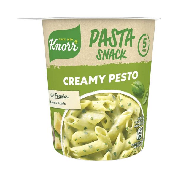 KNORR SNACK POT PASTA CREAMY PESTO 68g