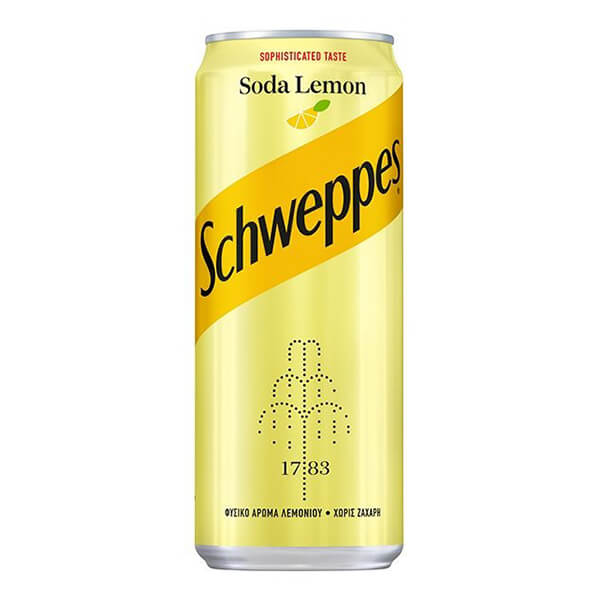 SCHWEPPES SODA LEMON 330ml