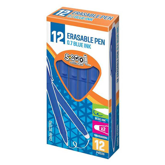 ΣΤΥΛΟ SCOOL ERASEBLE ΠΟΥ ΣΒΗΝΕΙ 0.7mm 1290 - Image 2