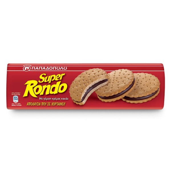 ΠΑΠΑΔΟΠΟΥΛΟΥ RONDO ΜΠΙΣΚΟΤΑ 250g ΜΕ ΣΟΚΟΛΑΤΑ