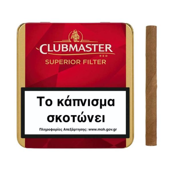 CLUBMASTER SUPERIOR FILTER RED Cigarillos 20's