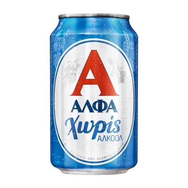 ΑΛΦΑ χωρίς ΜΠΙΡΑ ΚΟΥΤΙ 330ml