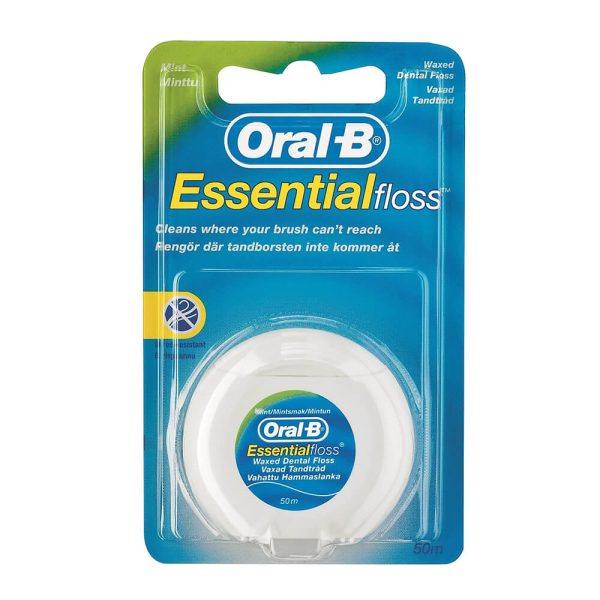 ORAL-B ESSENTIAL FLOSS MINT ΚΕΡΩΜΕΝΟ ΟΔΟΝΤΙΚΟ ΝΗΜΑ 50m ΜΕΝΤΑ