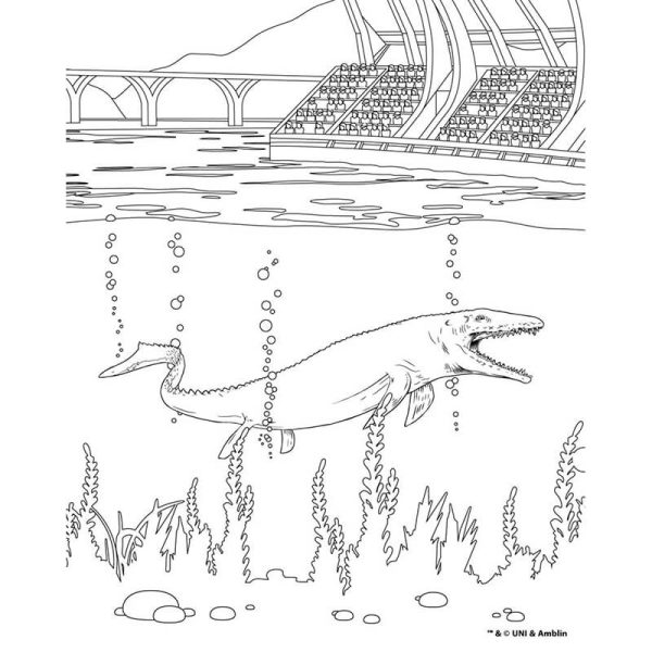 ΖΩΓΡΑΦΙΚΗ ΣΕΤ ΜΕ ΠΡΟΣΧΕΔΙΑΣΜΕΝΕΣ ΣΕΛΙΔΕΣ JURASSIC 570743 - Image 6