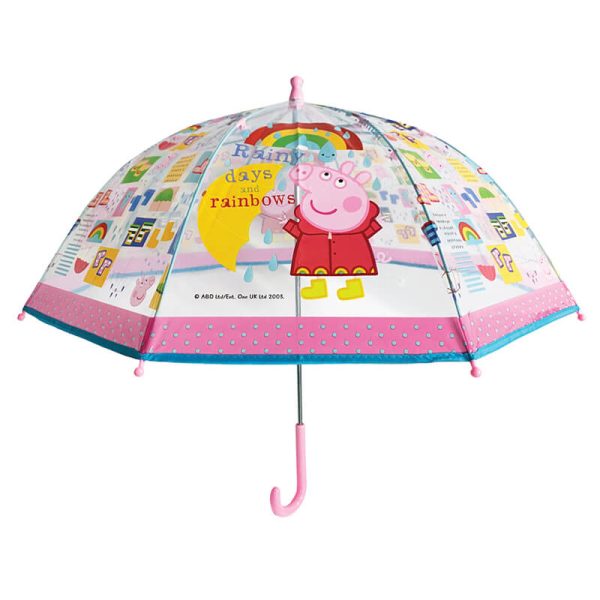 ΟΜΠΡΕΛΑ ΠΑΙΔΙΚΗ 45εκ. PEPPA PIG 1S ΧΕΙΡΟΚΙΝΗΤΗ ΠΟΛΥΧΡΩΜΗ ΔΙΑΦΑΝΕΣ 4772