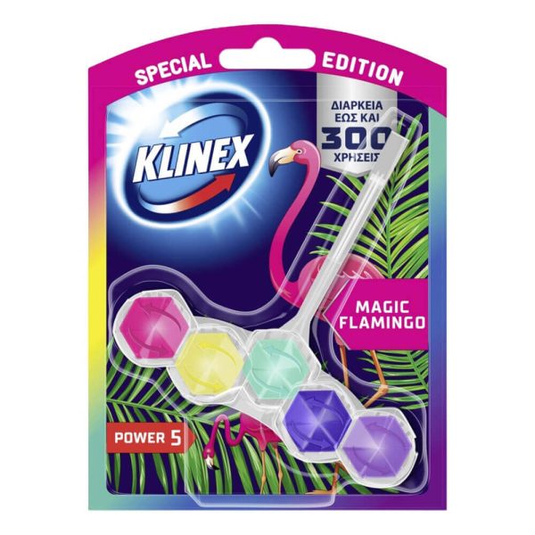 KLINEX POWER5 WC BLOCK MAGIC FLAMINGO 50gr