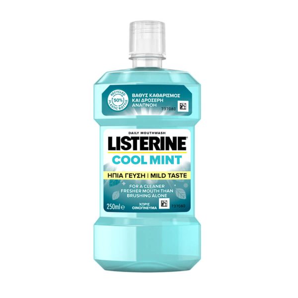 LISTERINE ΣΤΟΜΑΤΙΚΟ ΔΙΑΛΥΜΑ 250ml COOL MINT (GR)