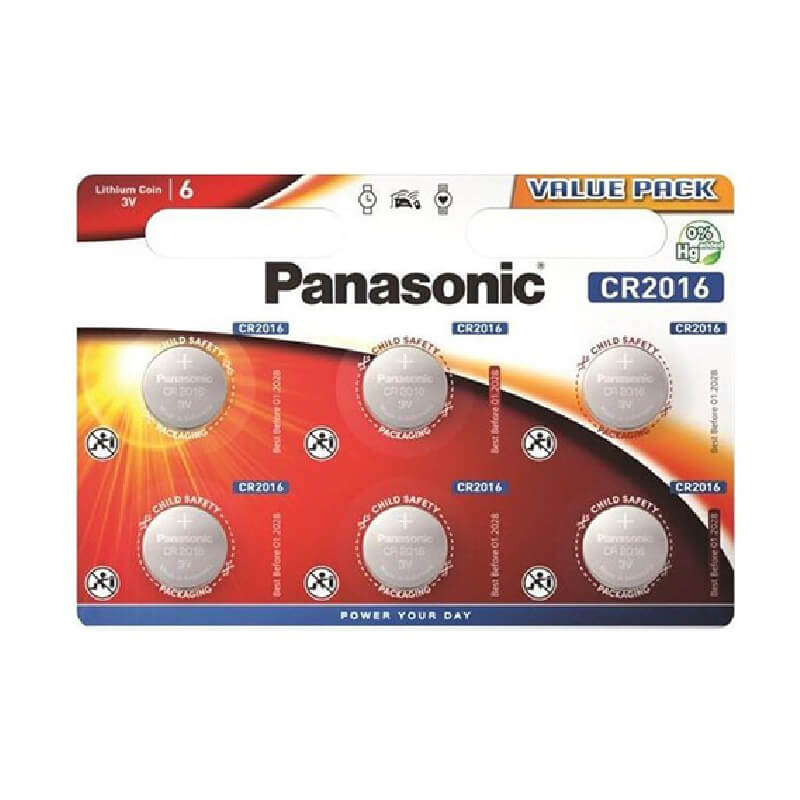 PANASONIC ΜΠΑΤΑΡΙΑ LITHIUM CR-2016 3V - Image 2