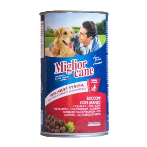 MIGLIOR ΚΟΝΣΕΡΒΑ ΣΚΥΛΟΥ 1250g ΜΟΣΧΑΡΙ