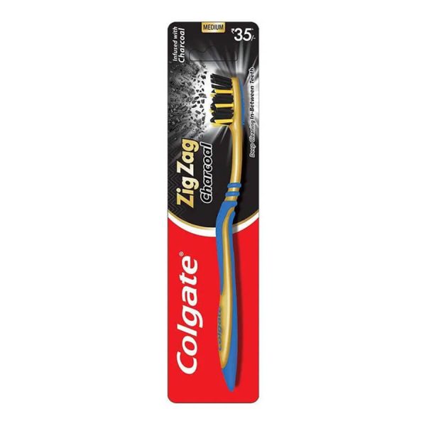 COLGATE ΟΔΟΝΤΟΒΟΥΡΤΣΑ ZIG-ZAG CHARCOAL BLACK MEDIUM /7182