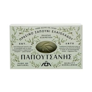 PAPOUTSANIS ΠΡΑΣΙΝΟ ΣΑΠΟΥΝΙ ΕΛΑΙΟΛΑΔΟΥ 125gr