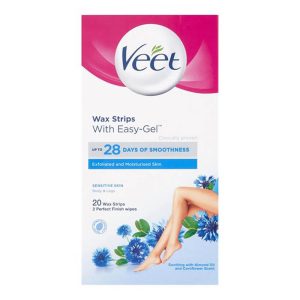 VEET ΑΠΟΤΡΙΧΩΤΙΚΕΣ ΤΑΙΝΙΕΣ ΚΕΡΙΟΥ ΣΩΜΑΤΟΣ 20τεμ. SENSITIVE SKIN