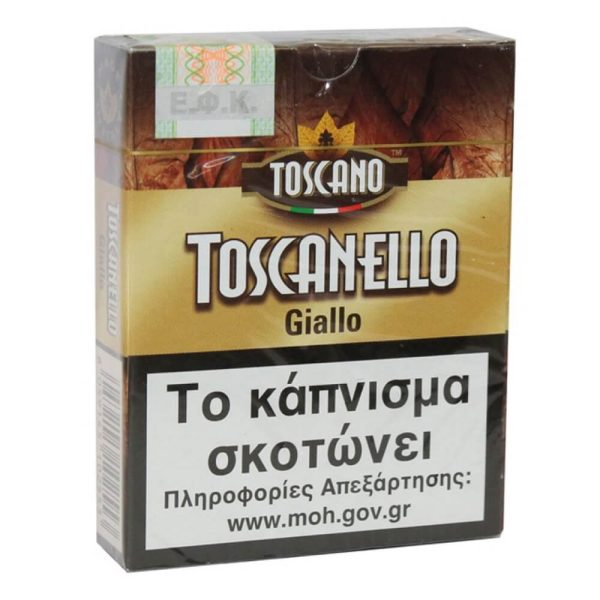 TOSCANELLO CIGARILLOS GIALLO VANIGLIA 5's