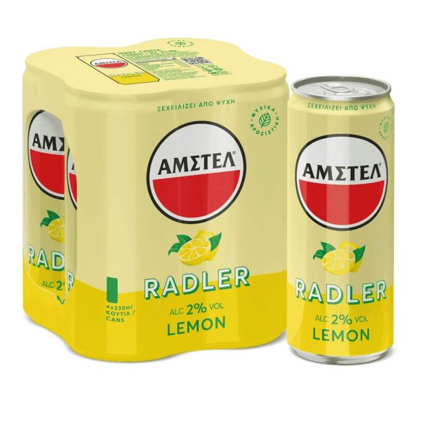 ΑΜΣΤΕΛ RADLER ΜΠΙΡΑ ΜΕ ΛΕΜΟΝΙ ΚΟΥΤΙ SET 4x330ml