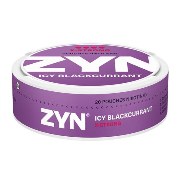 ZYN POUCHES ΝΙΚΟΤΙΝΗΣ Icy Blackcurrant Slim 11mg - Image 4