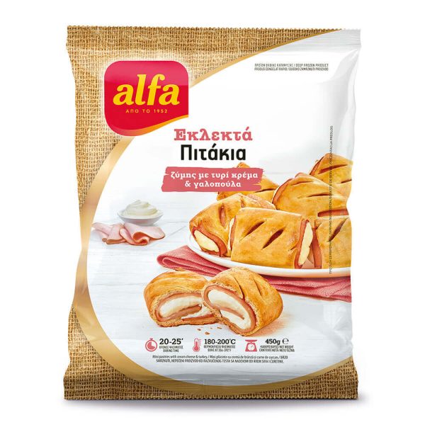 ALFA ΕΚΛΕΚΤΑ ΠΙΤΑΚΙΑ ΖΥΜΗΣ ΜΕ ΤΥΡΙ ΚΡΕΜΑ & ΓΑΛΟΠΟΥΛΑ 450g
