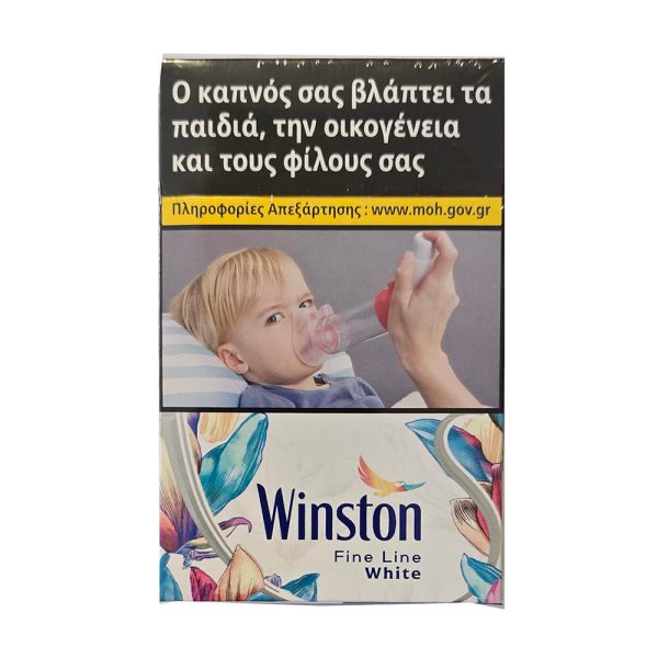 WINSTON SLIM FINE LINE WHITE 20's