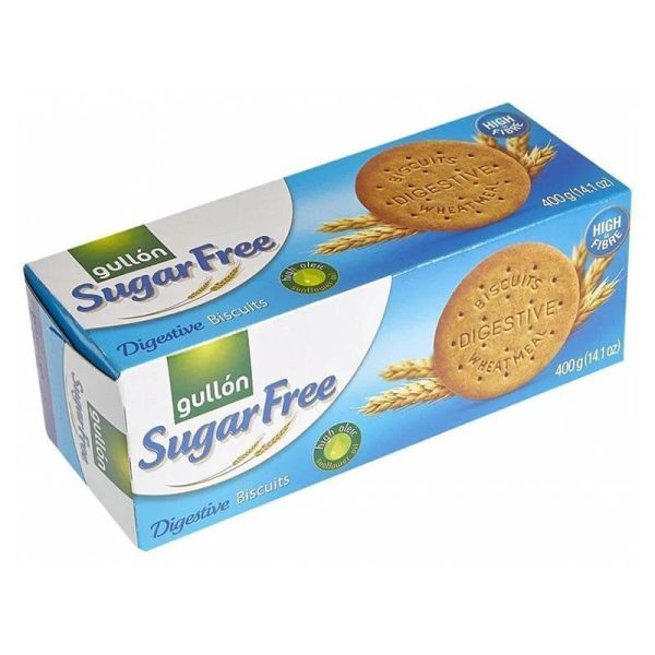 GULLON DIGESTIVE ΜΠΙΣΚΟΤΑ ΟΛΙΚΗ ΑΛΕΣΗΣ ΧΩΡΙΣ ΖΑΧΑΡΗ 400g