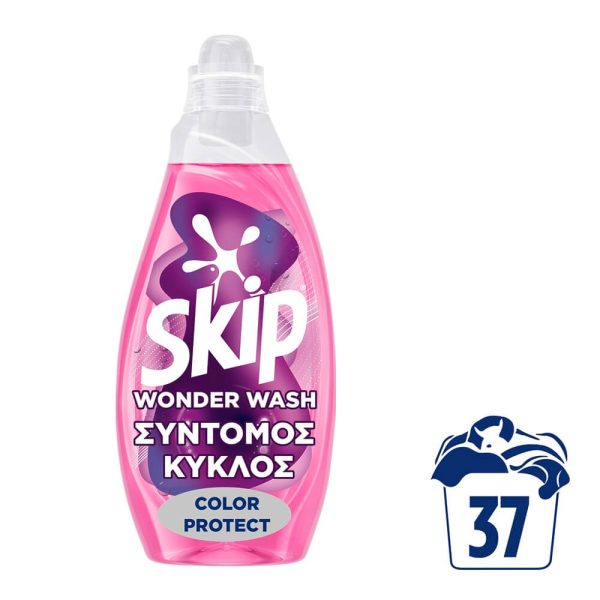 SKIP ΥΓΡΟ ΠΛΥΝΤΗΡΙΟΥ 37μεζ. 1.48lt WONDER WASH COLOR - Image 2