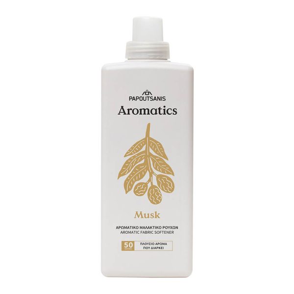 PAPOUTSANIS AROMATICS ΜΑΛΑΚΤΙΚΟ ΡΟΥΧΩΝ ΣΥΜΠΥΚΝΩΜΕΝΟ 1Lt. MUSK