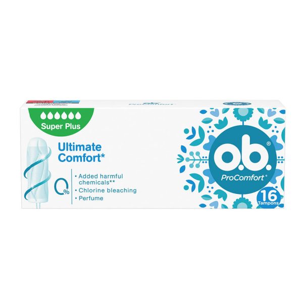 O.B. PRO COMFORT ΤΑΜΠΟΝ 16τεμ. SUPER PLUS