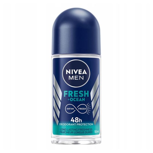 NIVEA ROLL-ON ΑΠΟΣΜΗΤΙΚΟ 50ml MEN FRESH OCEAN