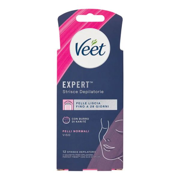 VEET ΑΠΟΤΡΙΧΩΤΙΚΕΣ ΤΑΙΝΙΕΣ ΚΕΡΙΟΥ ΠΡΟΣΩΠΟΥ EXPERT 12τεμ. NORMAL SKIN