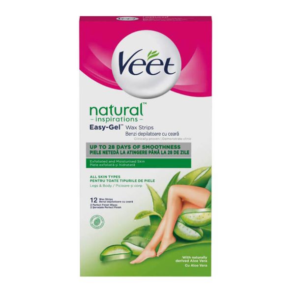 VEET ΑΠΟΤΡΙΧΩΤΙΚΕΣ ΤΑΙΝΙΕΣ ΚΕΡΙΟΥ ΣΩΜΑΤΟΣ EXPERT 12τεμ. ALOE