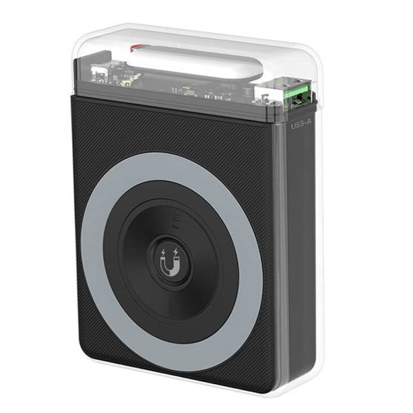 POWER BANK MAGNETIC FAST CHARGING 10000mAh XO PR226 PD20W + USB22.5W 15W ΜΑΥΡΟ - Image 2