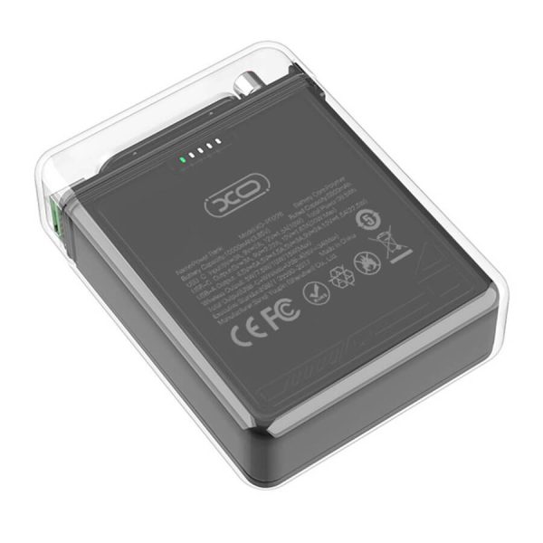 POWER BANK MAGNETIC FAST CHARGING 10000mAh XO PR226 PD20W + USB22.5W 15W ΜΑΥΡΟ - Image 3