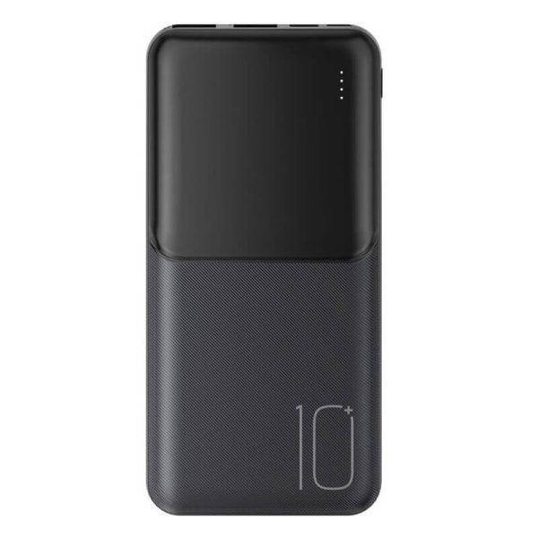 POWER BANK 10000mAh XO PR251 LIGHTED MOBILE ΜΑΥΡΟ