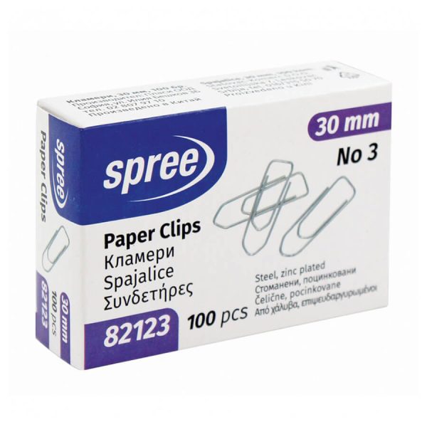 ΣΥΝΔΕΤΗΡΕΣ ΜΕΤΑΛΛΙΚΟΙ 30mm SPREE 100τεμ. 82123