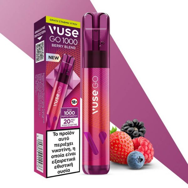 Vuse GO 1000 Berry Blend 20mg one use