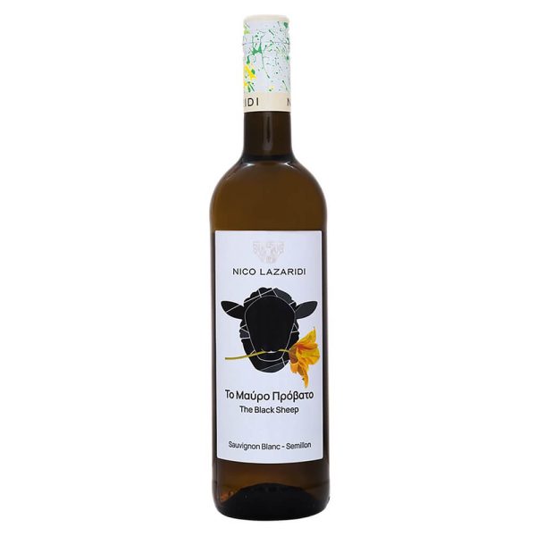 NICO LAZARIDI ΜΑΥΡΟ ΠΡΟΒΑΤΟ ΟΙΝΟΣ ΛΕΥΚΟΣ 750ml