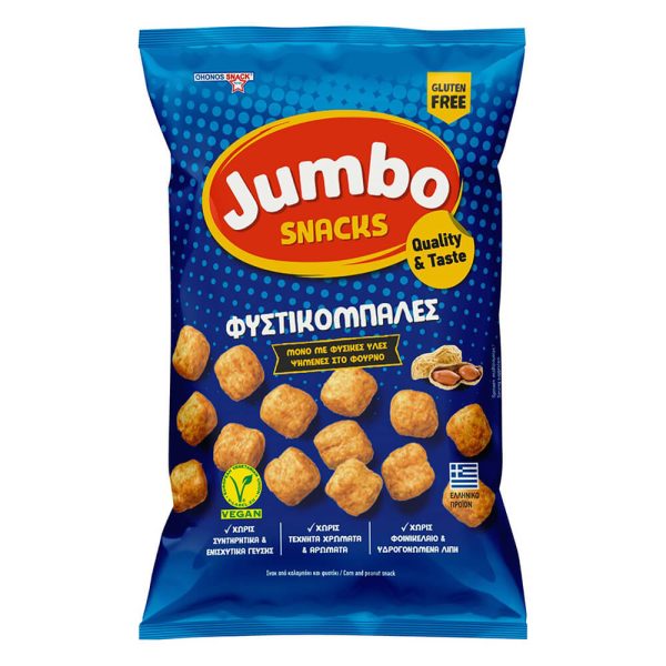 JUMBO ΦΥΣΤΙΚΟΜΠΑΛΕΣ VEGAN ΧΩΡΙΣ ΓΛΟΥΤΕΝΗ 102g