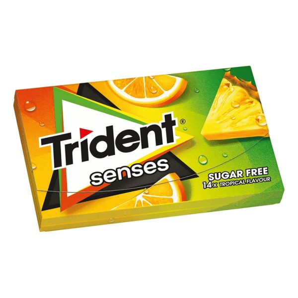 TRIDENT SENSES ΤΣΙΧΛΕΣ 27g ΤΡΟΠΙΚΑ ΦΡΟΥΤΑ