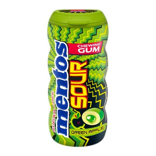 MENTOS PURE FRESH CURVY POCKET BOTTLE ΤΣΙΧΛΕΣ 28g GREEN APPLE