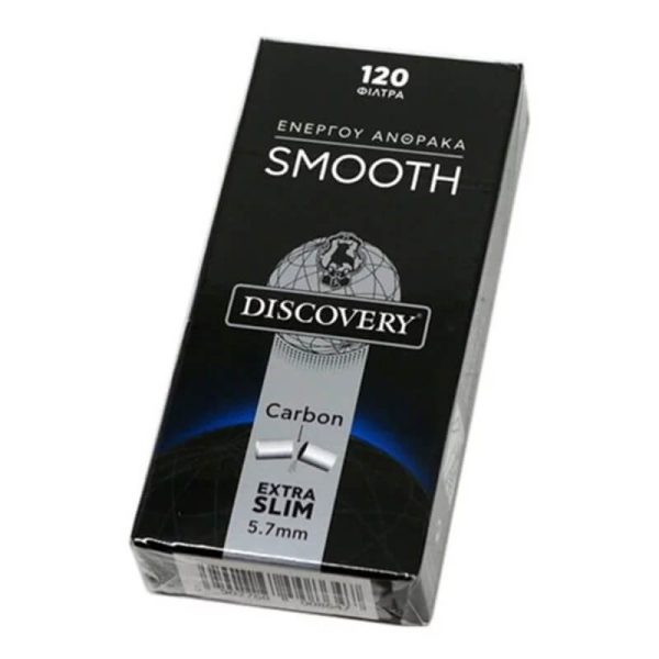 DISCOVERY CARBON ΦΙΛΤΡΑΚΙΑ ΕΝΕΡΓΟΥ ΑΝΘΡΑΚΑ 120τεμ. EXTRA SLIM 5.7mm