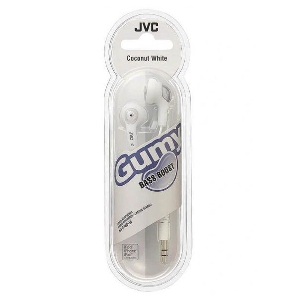 ΑΚΟΥΣΤΙΚΑ JVC HA-F160-A-E HANDSFREE 3.5mm White - Image 2