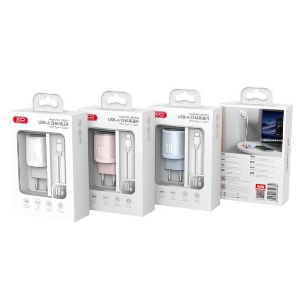ΦΟΡΤΙΣΤΗΣ ΜΕ ΚΑΛΩΔΙΟ LIGHTING 18W EU ΓΡΗΓΟΡΗΣ ΦΟΡΤΙΣΗΣ QC3.0 White XO-L157 - Image 2