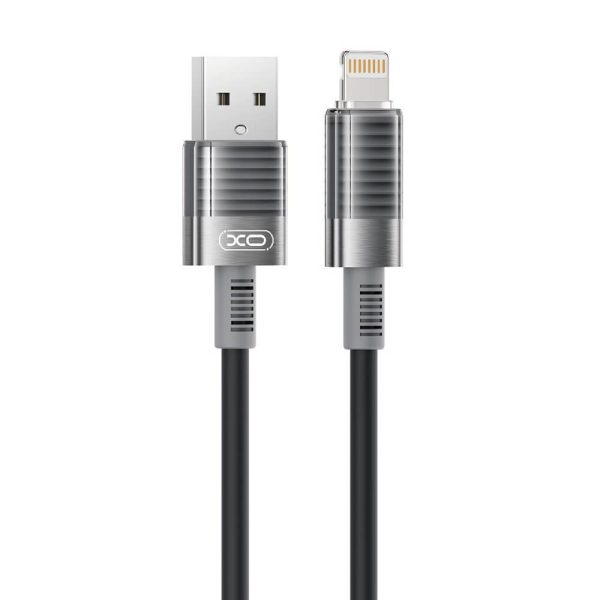 ΚΑΛΩΔΙΟ ΦΟΡΤΙΣΗΣ Lightning 6A 1m ΜΑΥΡΟ XO-NB282