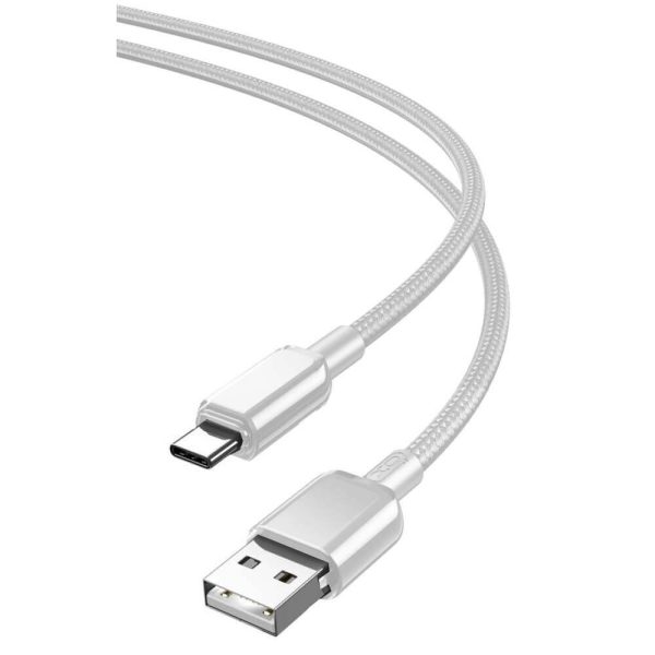 ΚΑΛΩΔΙΟ ΦΟΡΤΙΣΗΣ Type C 5A 1m DATA White XO-NB249