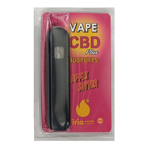 IRIA Vape CBD Plus 400 Puffs APPLE BUTTER 1ml