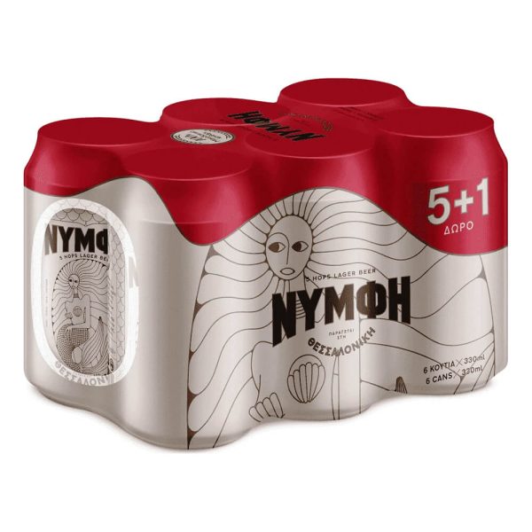 ΝΥΜΦΗ ΜΠΙΡΑ ΚΟΥΤΙ 330ml (5+1 ΔΩΡΟ) 5% vol.