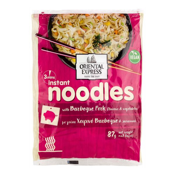 ORIENTAL EXPRESS NOODLES ΧΟΙΡΙΝΟ BBQ 87g